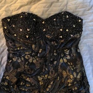 Formal dress Black and Gold by May Queen